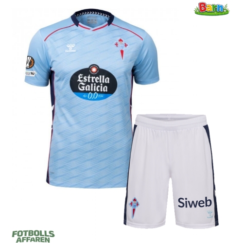 Celta Vigo Hemmaställ Barn 2025-26 Kortärmad (+ Korta byxor)